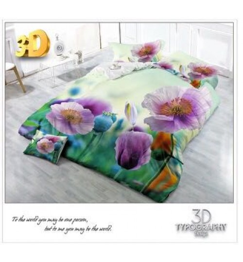 3d King Size Bedsheet Sd 0308